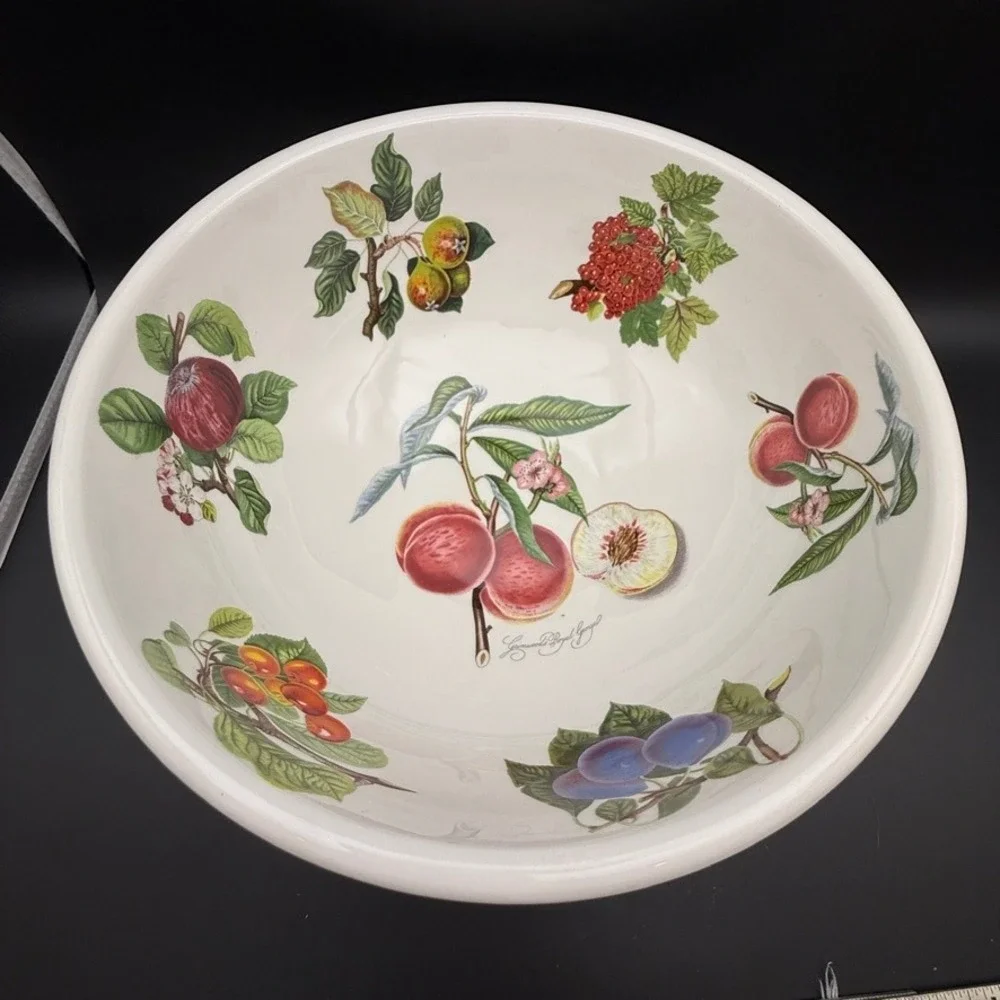 Vtg Portmeirion Pomona Fruit Salad Pasta Serving Bowl 11.5